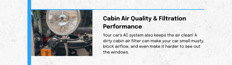 testing cabin air filter quality