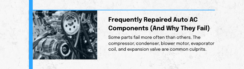 frequently repaired ac parts