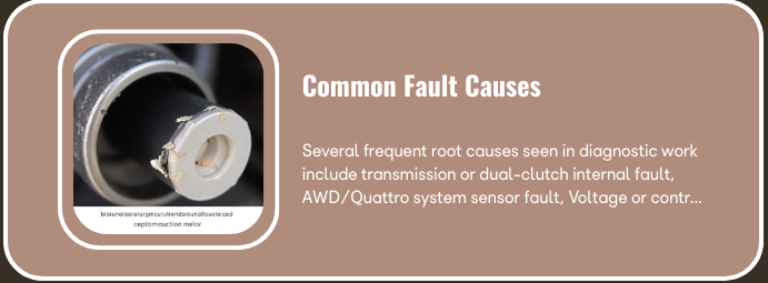 drivetrain malfunction causes