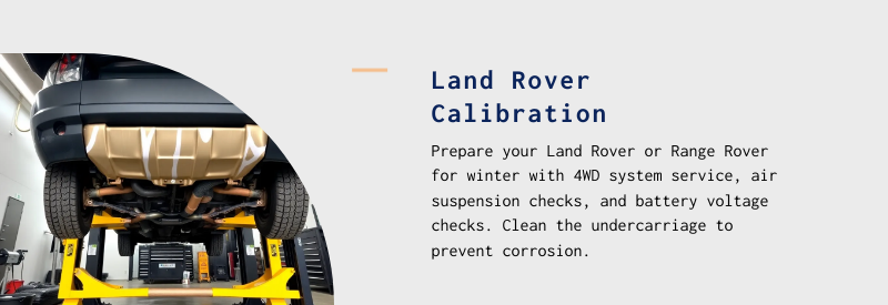 land rover winter calibration