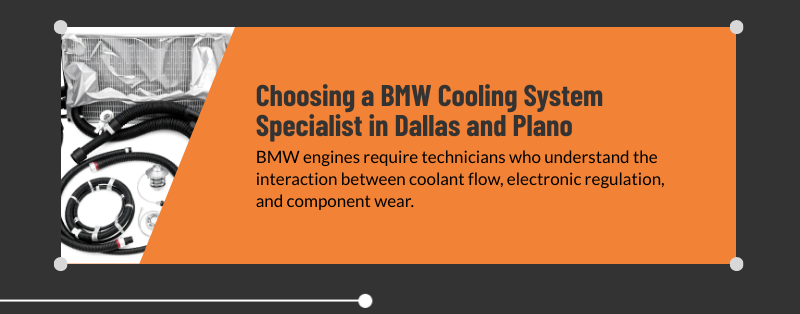 bmw cooling system specialist dallas
