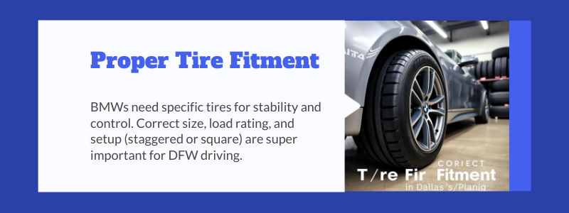 bmw tire fitment service