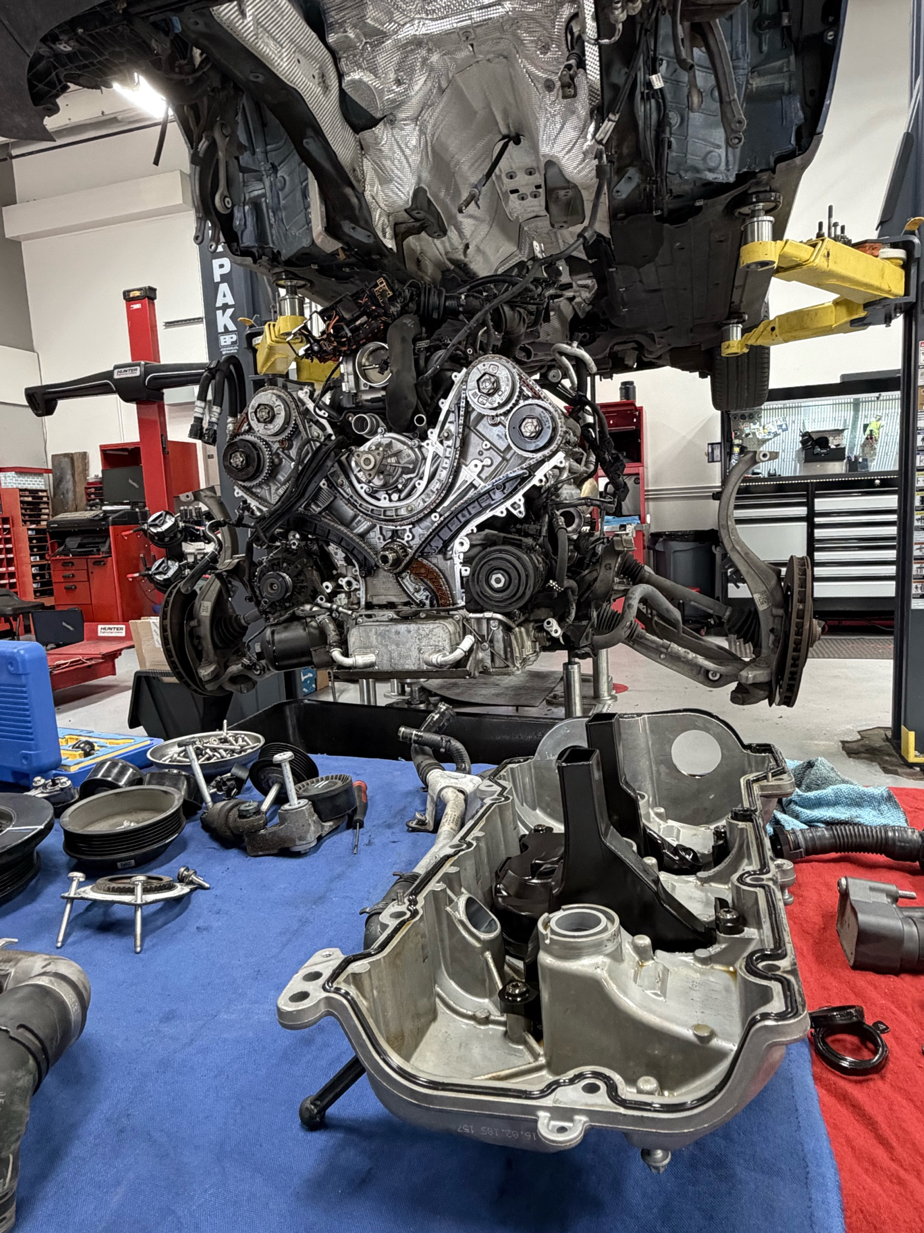 porsche timing cover repairs