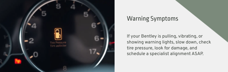 bentley warning signs for tires