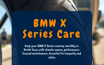 BMW X Series Maintenance in Plano & Dallas