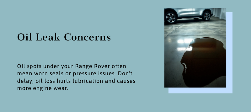 oil leak repair for range rover