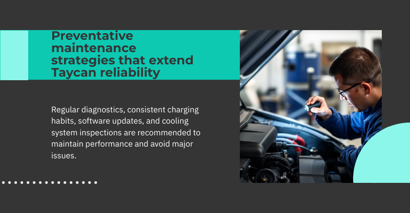 preventative maintenance on taycan