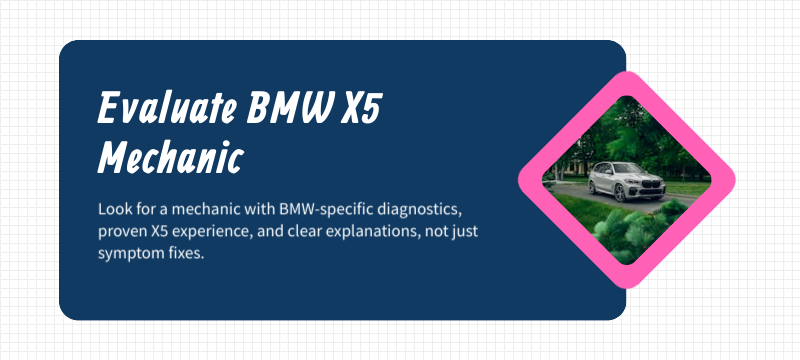 bmw x5 mechanic evaluation