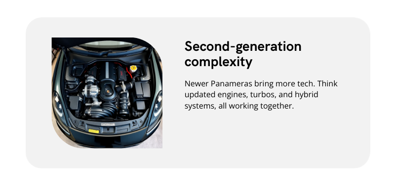 porsche 2nd gen being repaired