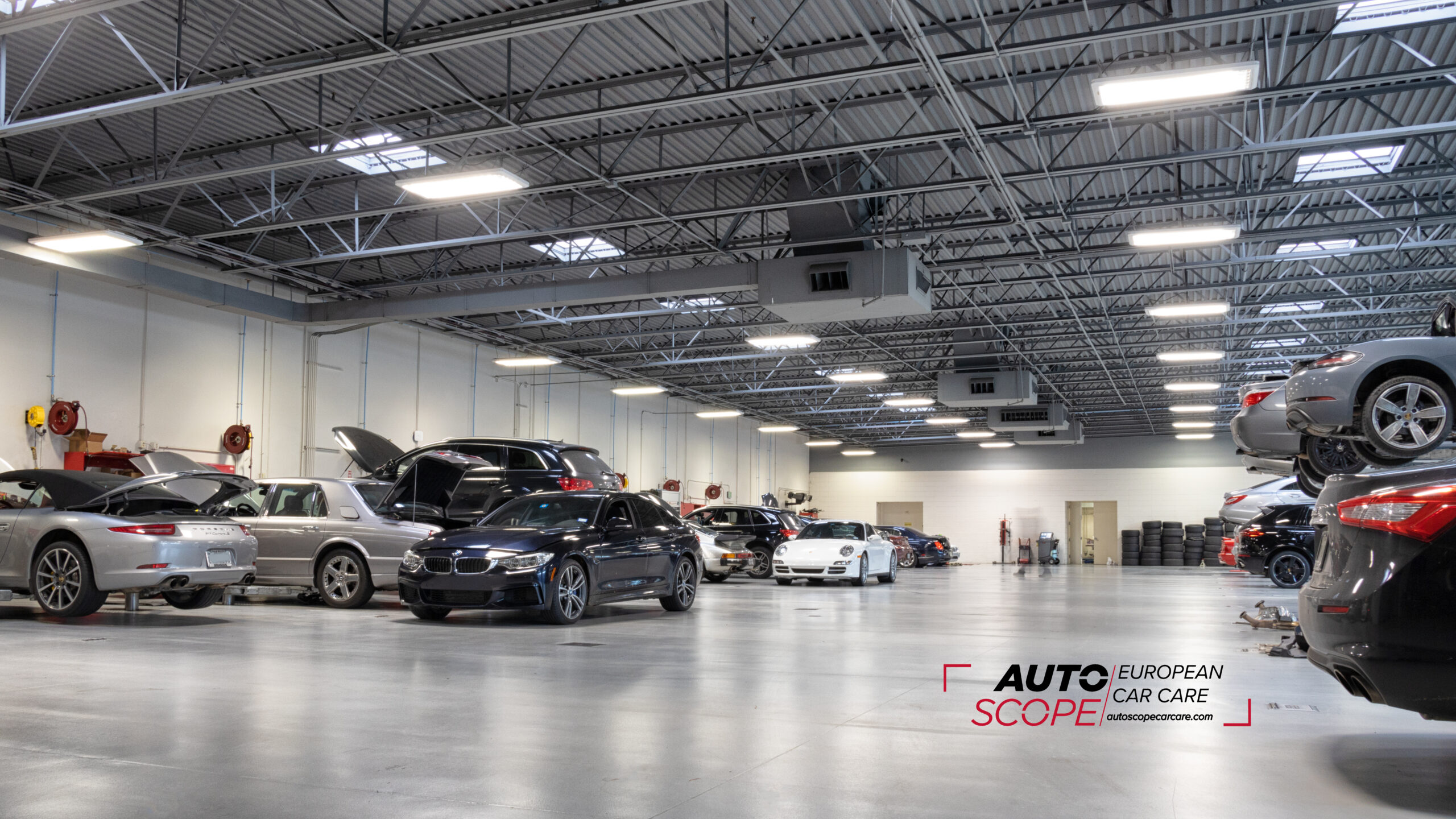 Inside an AutoScope European Car Care shop