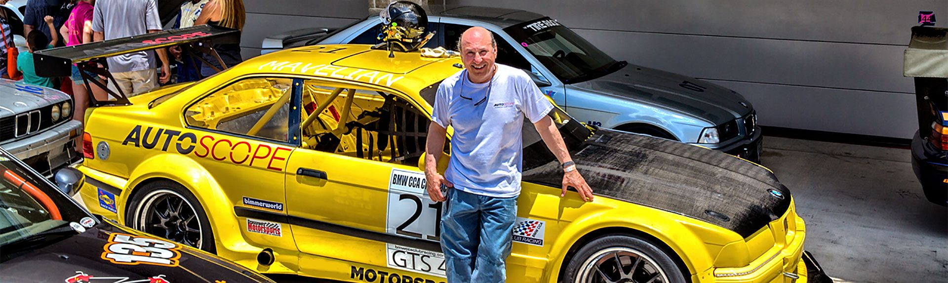 Nerces with the AutoScope race car