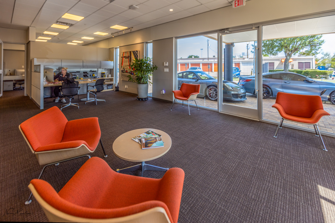The AutoScope Plano lobby