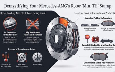 Why That “Min. TH” Stamp on Your Mercedes-AMG’s Rotor Means More Than You Think