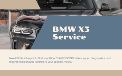 BMW X3 Repair and Mechanic Services in Dallas and Plano, TX