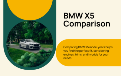 BMW X5 Model Year Comparison for Buyers and Owners